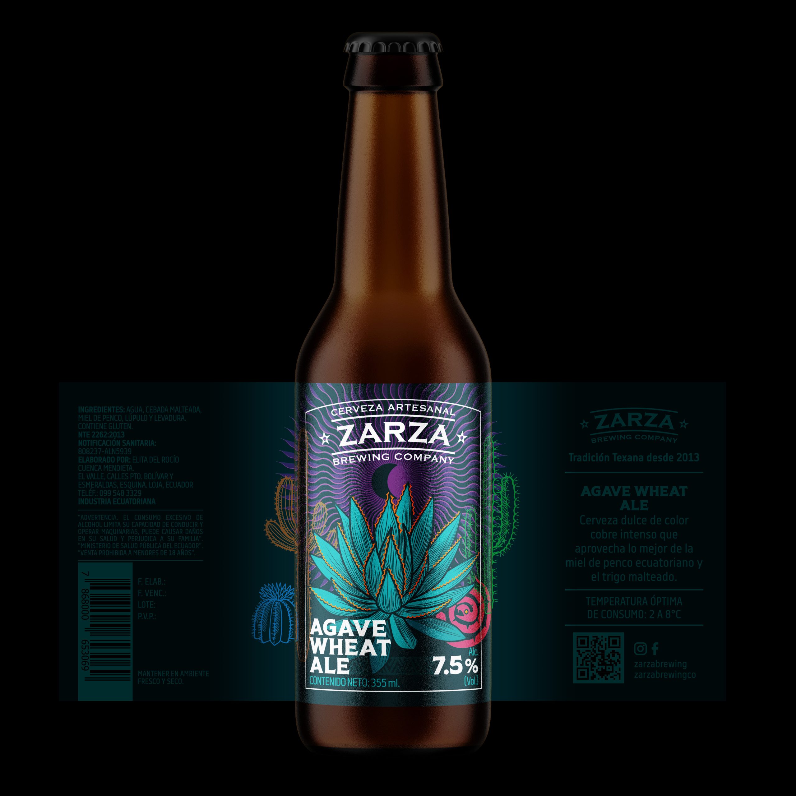 zarza beer packaging design