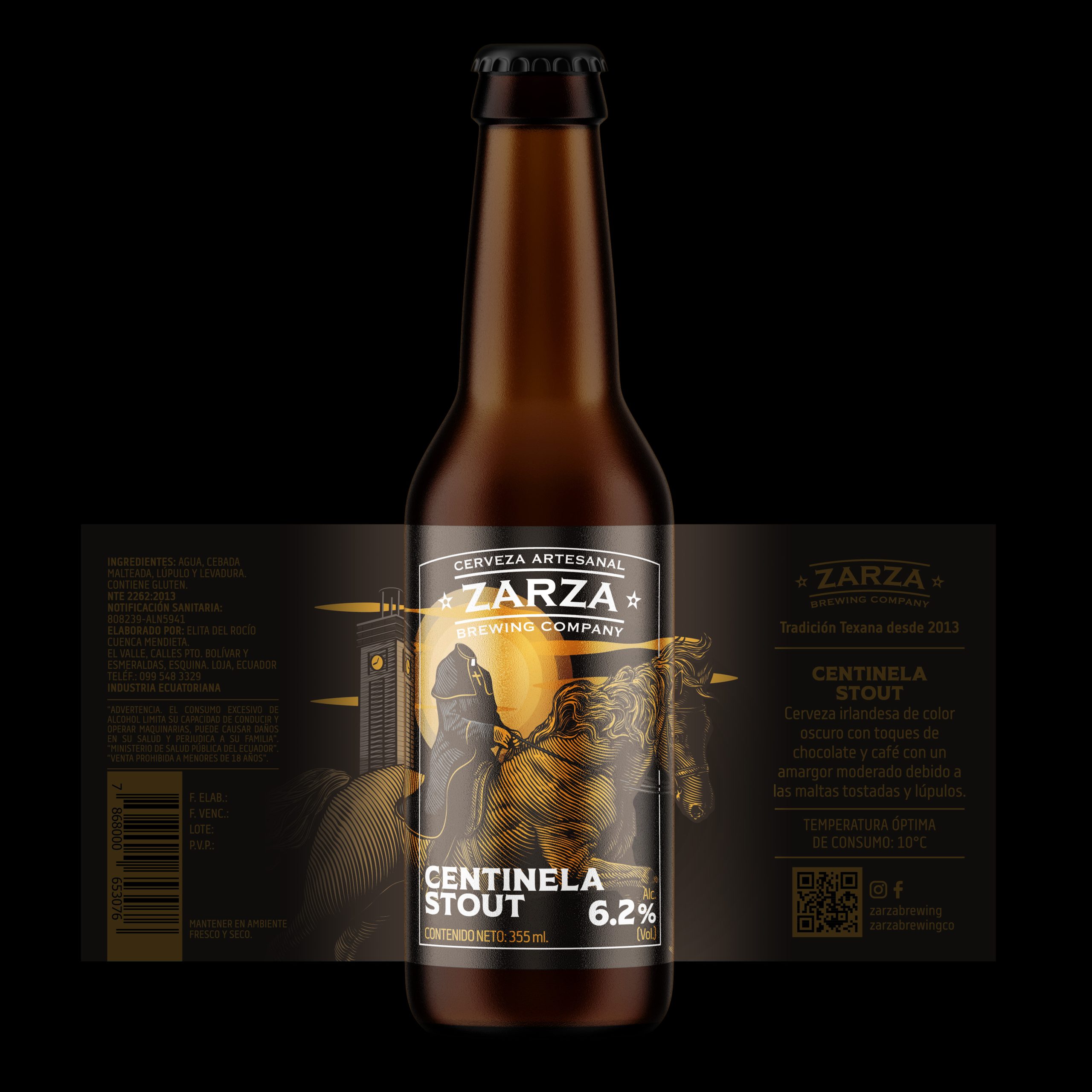 zarza beer packaging design