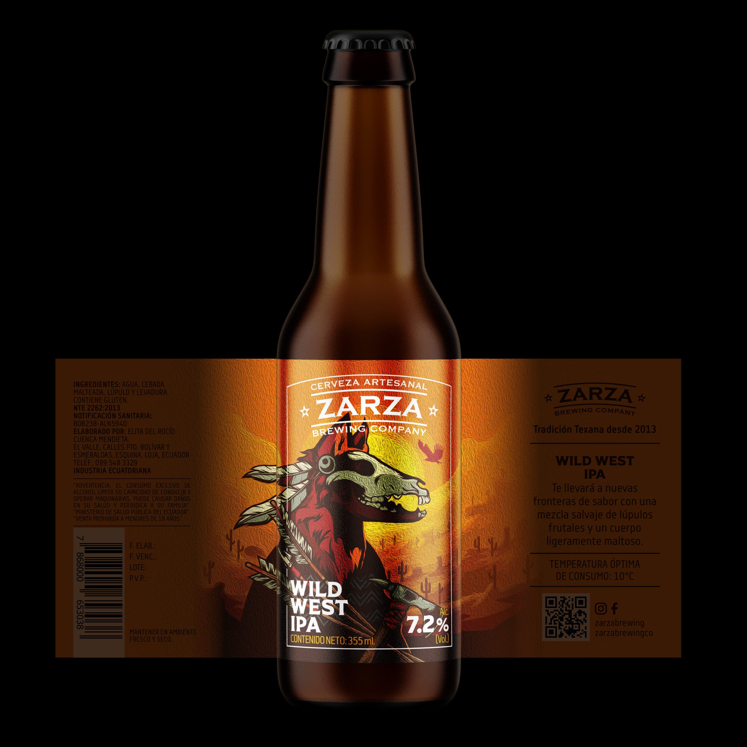 zarza beer packaging design