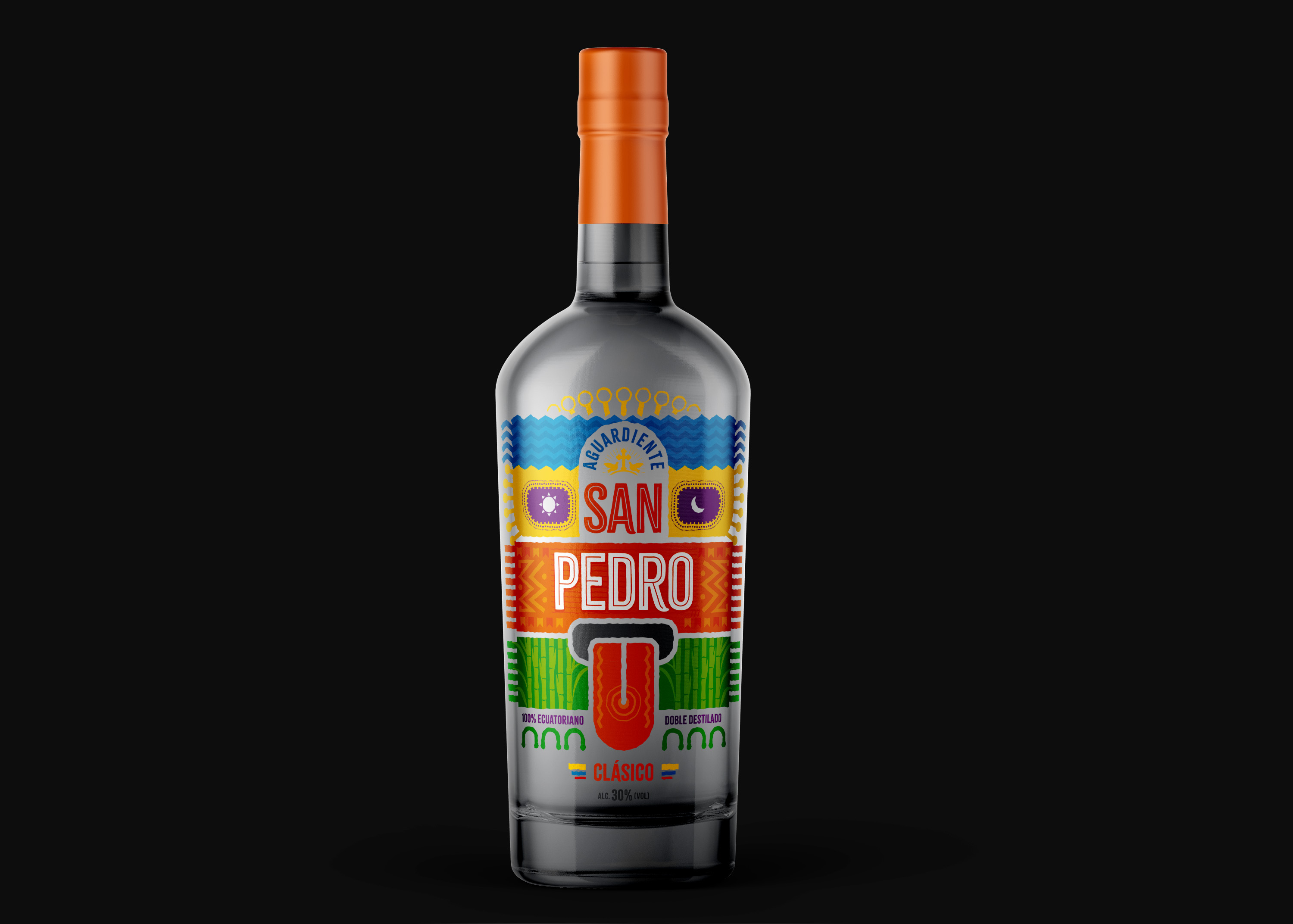 diseño etiqueta licores aguardiente ecuador telmo cuenca