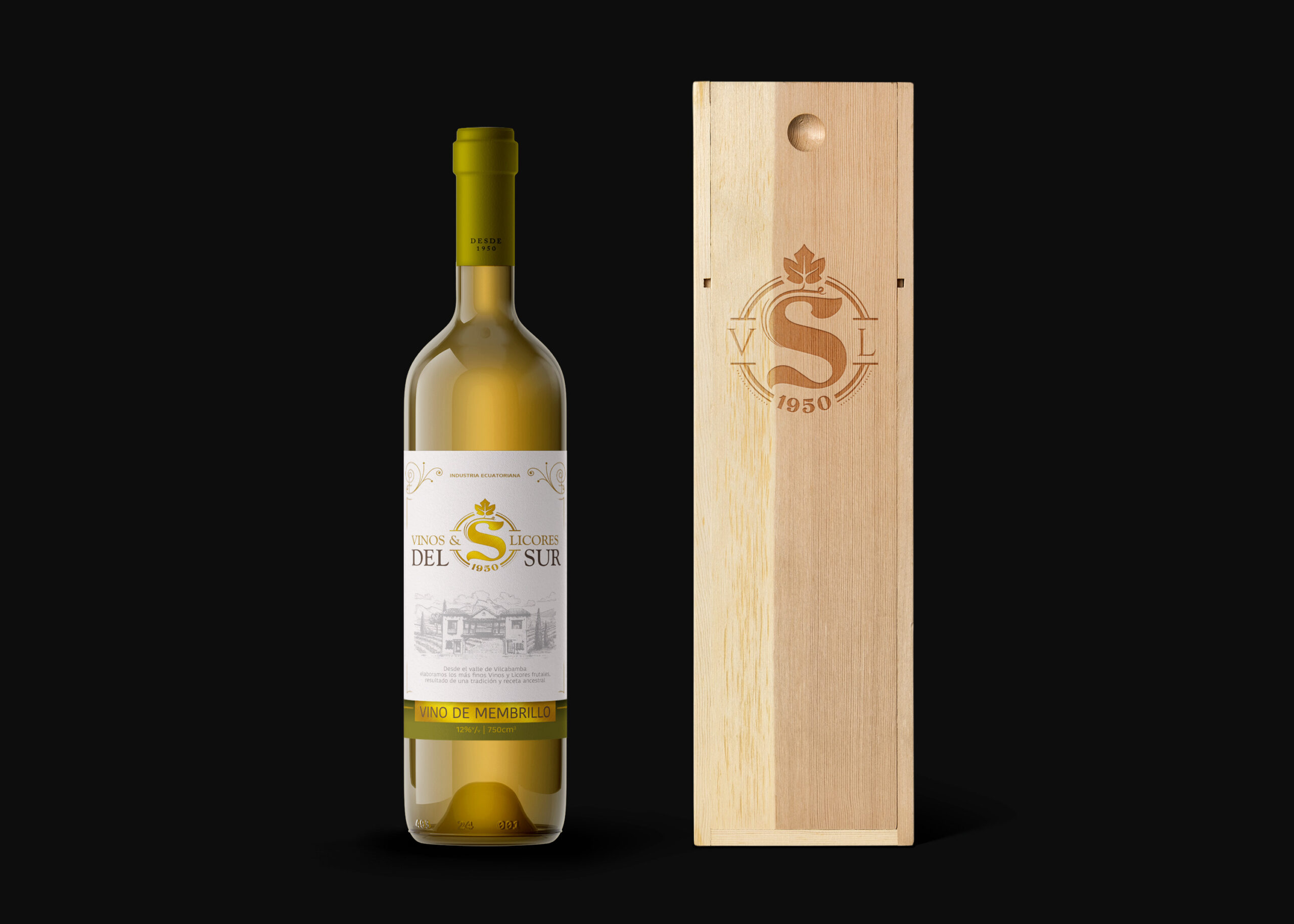 Packaging Etiquetas para licores y vinos Ecuador Telmo Cuenca Studio