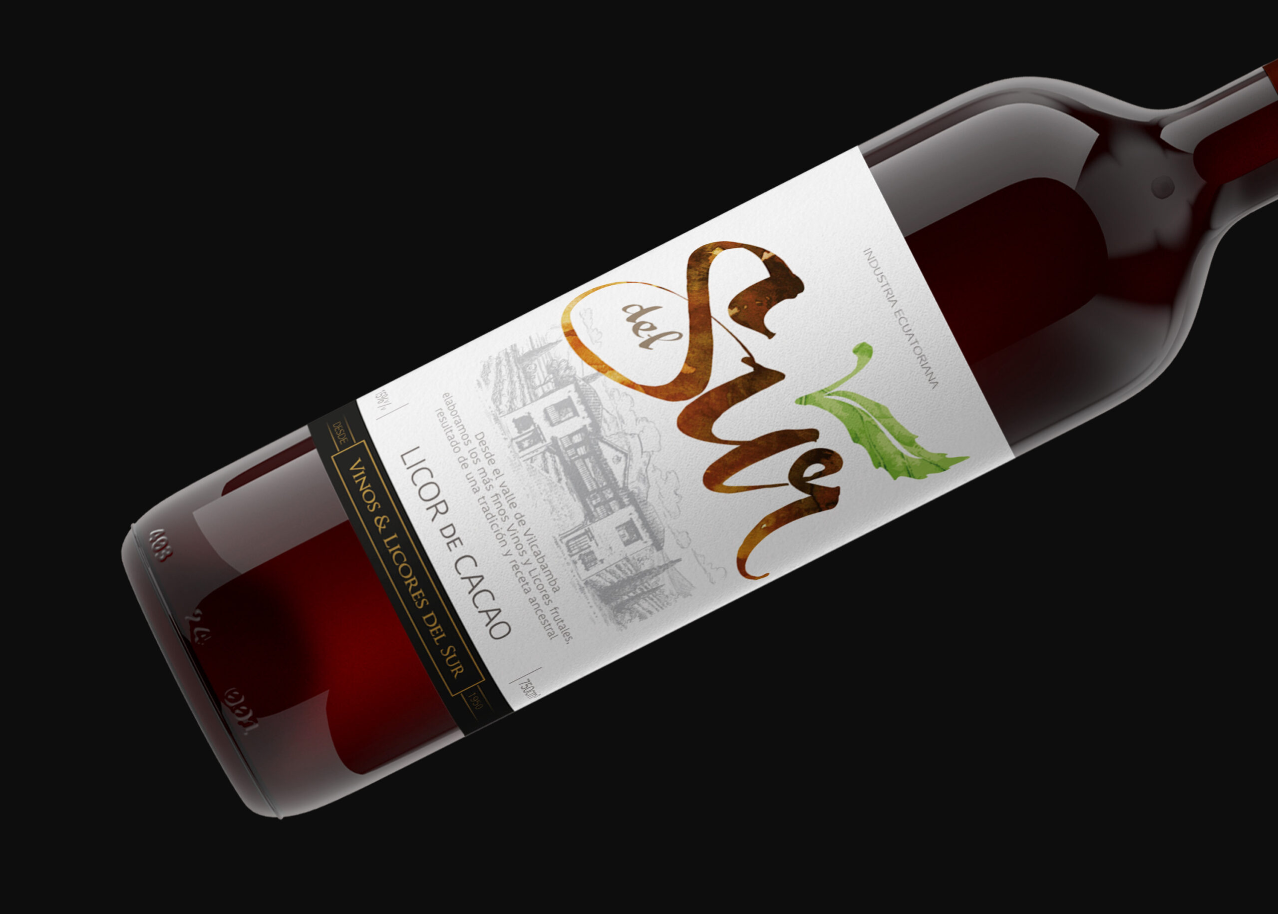 Packaging Etiquetas para licores y vinos Ecuador Telmo Cuenca Studio