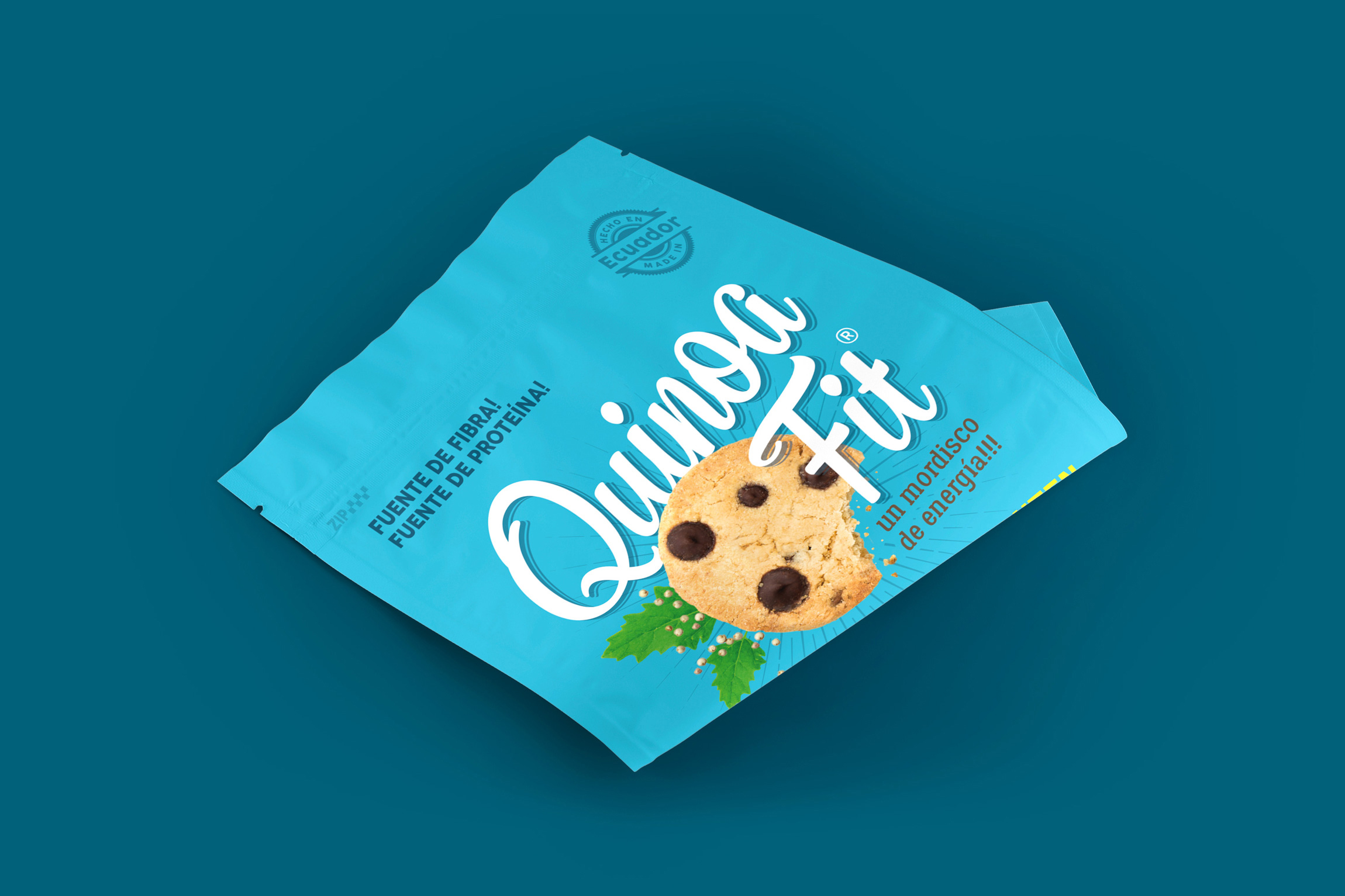 Diseño empaque snack galletas Ecuador packaging cookies