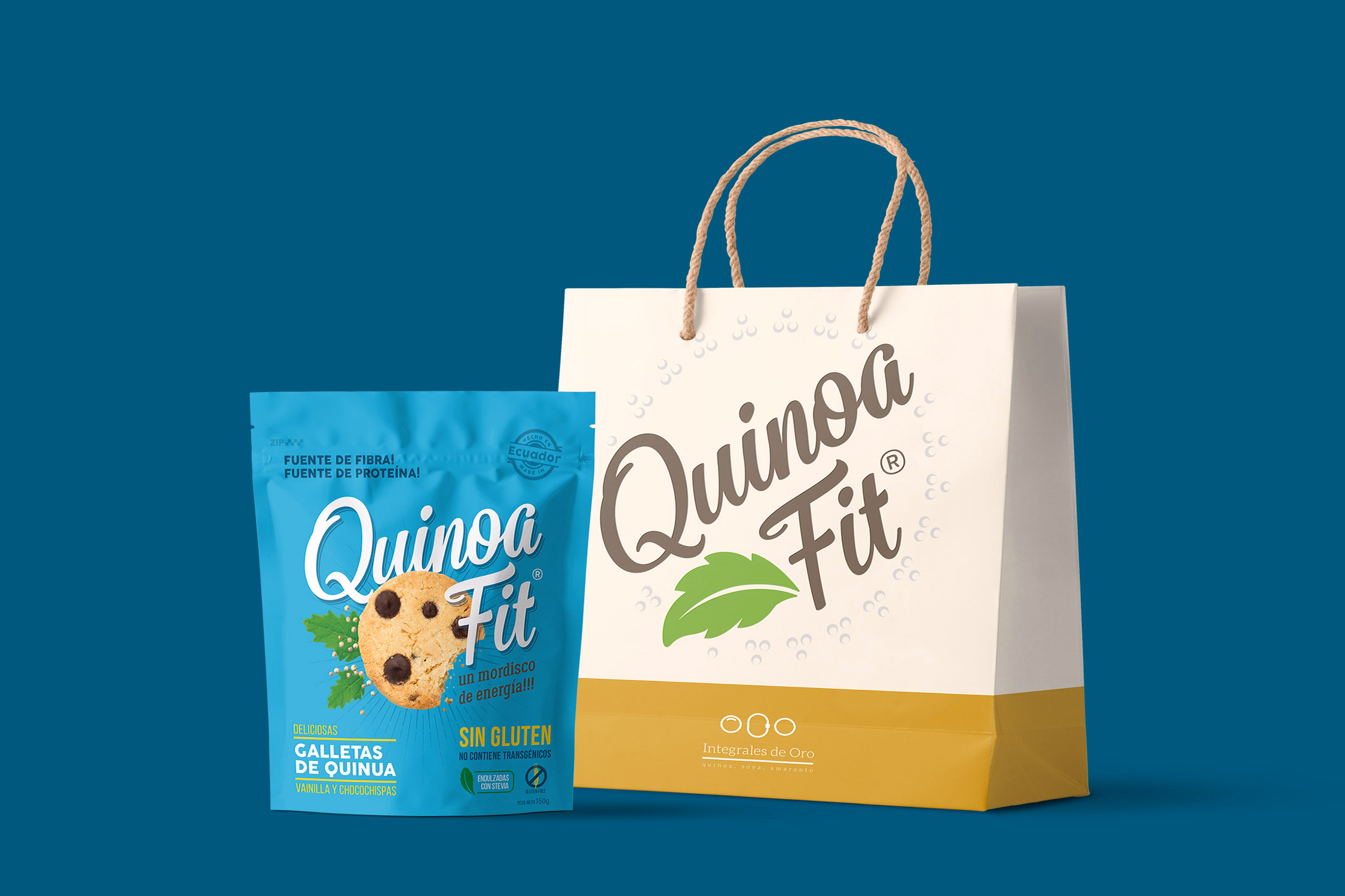 Diseño empaque snack galletas Ecuador packaging cookies