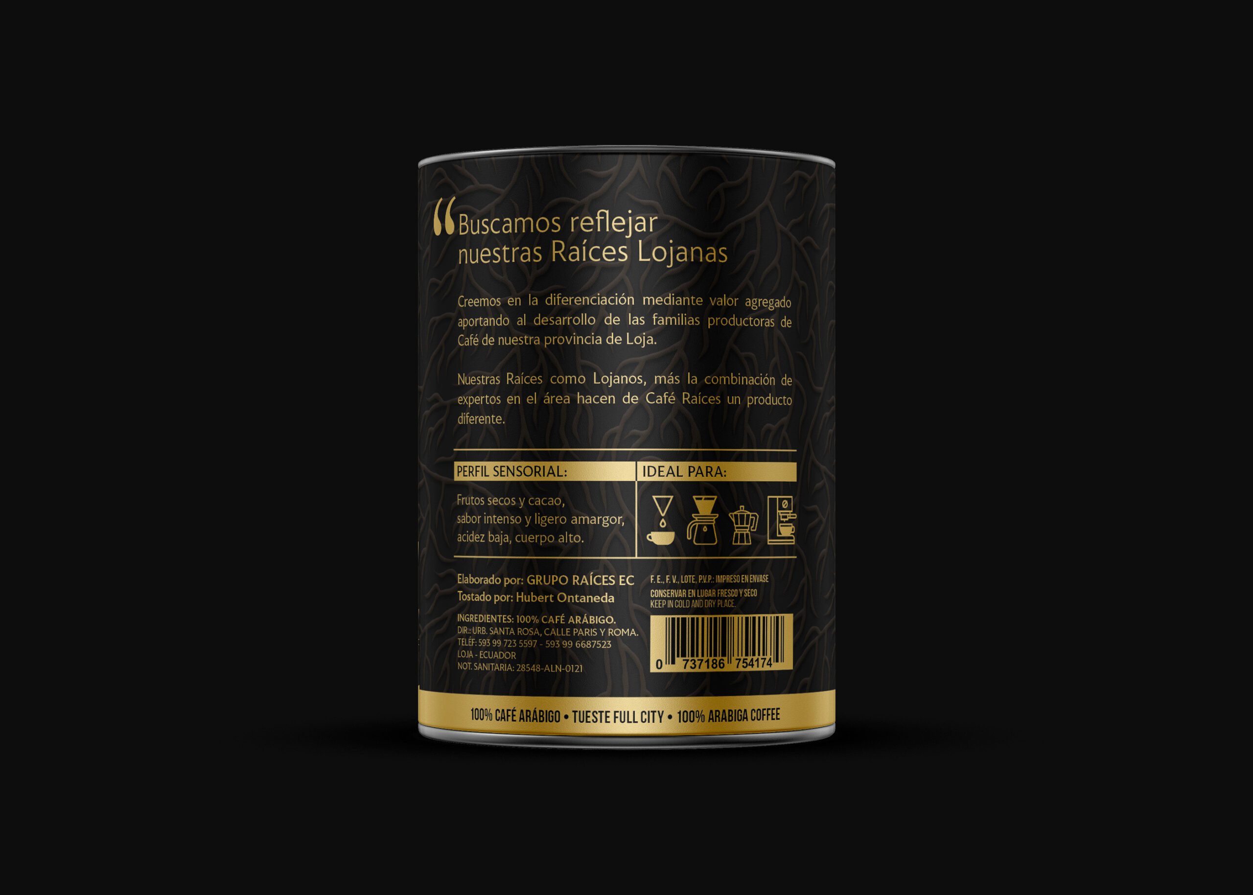 Empaques Café Ecuador Coffee Packaging Diseño