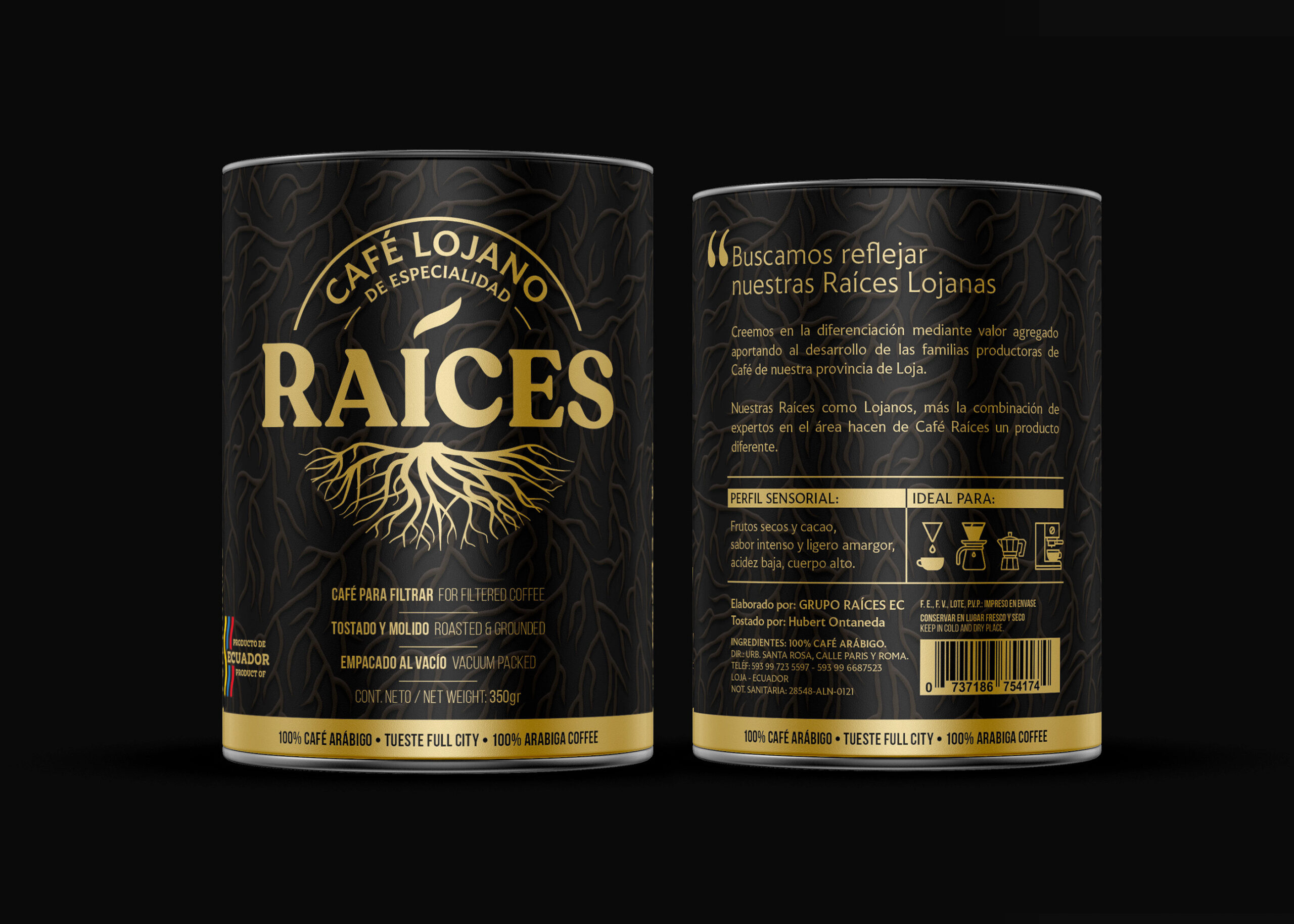 Empaques Café Ecuador Coffee Packaging Diseño
