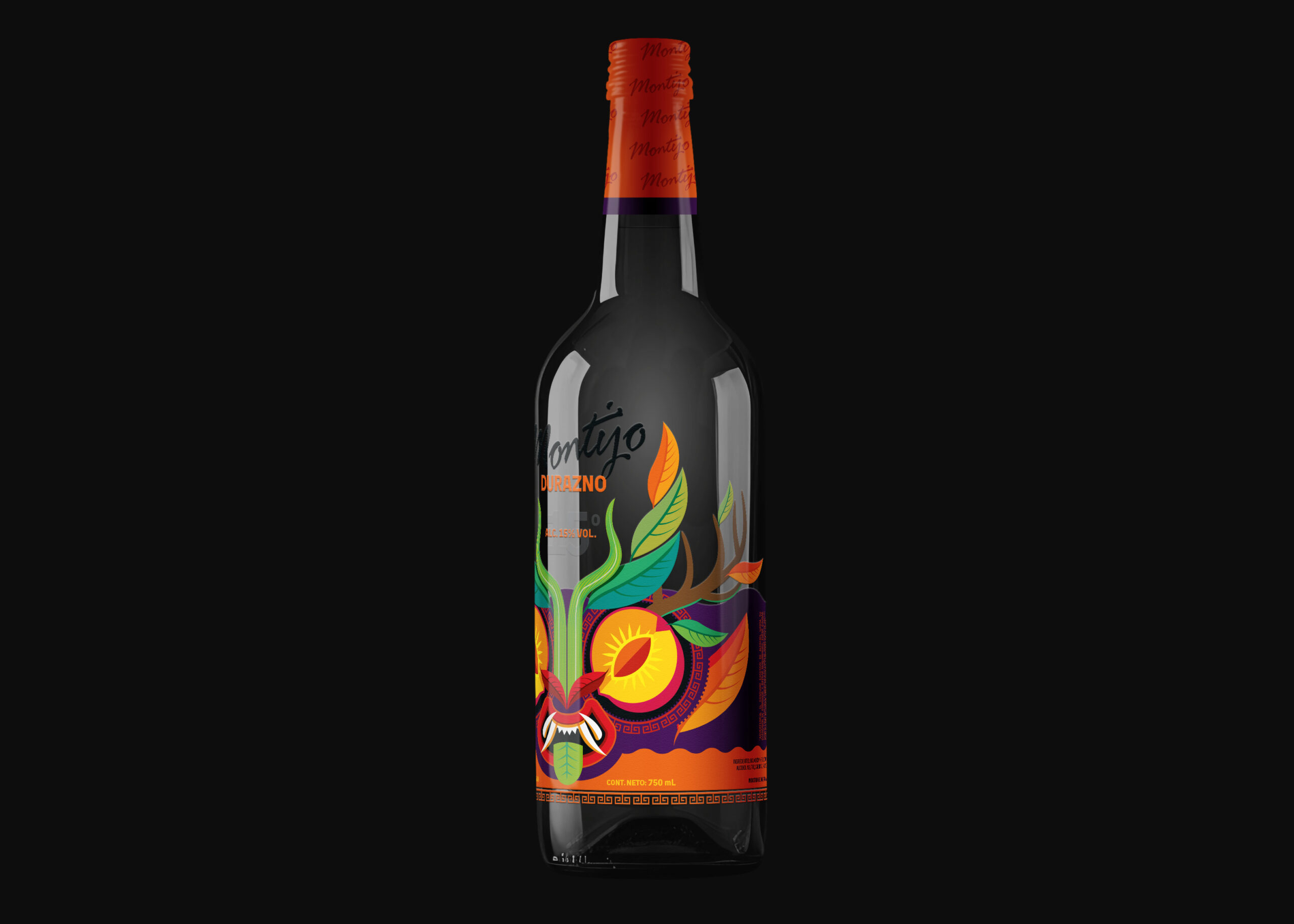 Diseño etiqueta empaque licor Ecuador spirits packaging design