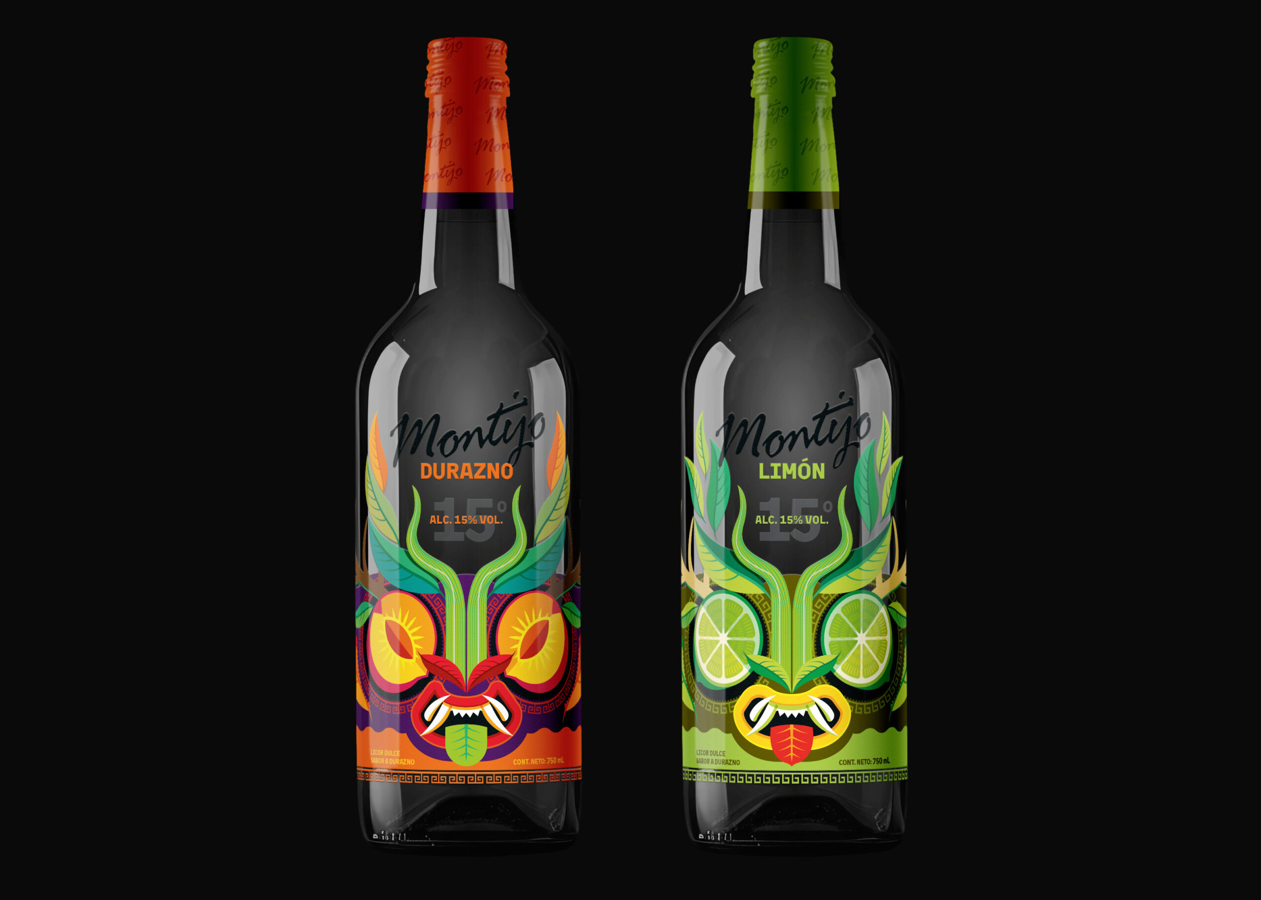 Diseño etiqueta empaque licor Ecuador spirits packaging design