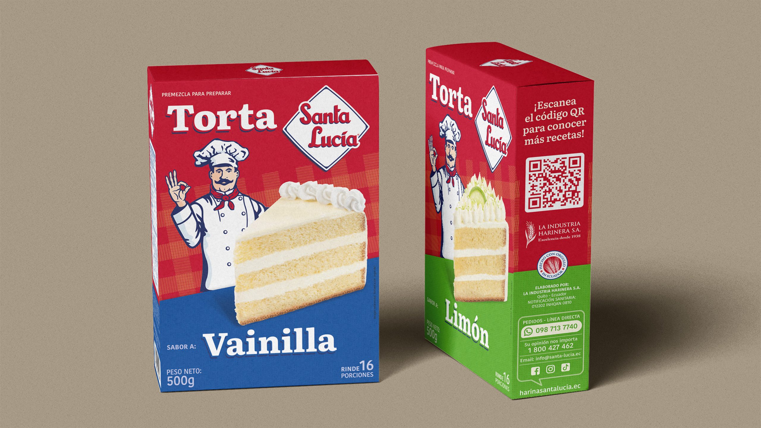 Empaques Ecuador Packaging Design Tortas Santa Lucia