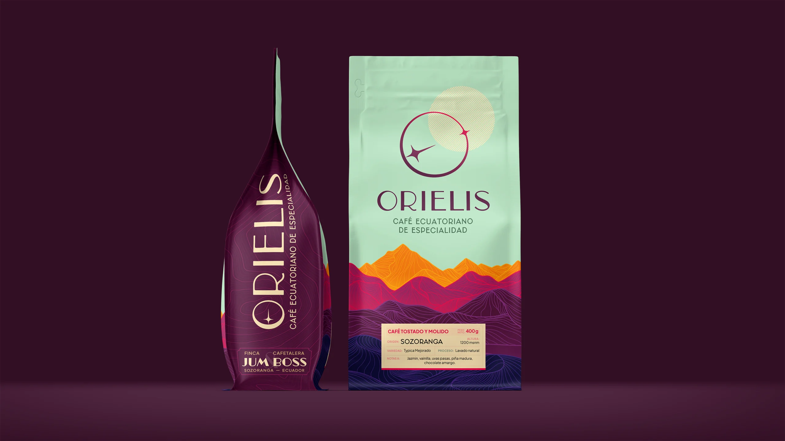Orielis Coffee Diseño de Empaque Ecuador